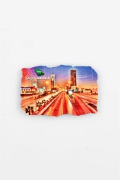 Suudi Arabistan Fresco Magnet thumbnail 2