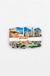 İspanya Temalı Fresco Magnet thumbnail 2