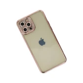 İphone 12 Pro Kılıf Joke Taşlı Silikon - Pembe thumbnail 3