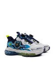 2196 Beyaz Lacivert Çocuk Sneakers thumbnail 5