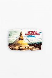 Nepal Boudhanath Stupa Fresco Magnet thumbnail 2