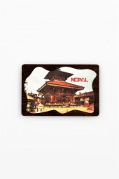 Nepal Temalı Deri Magnet Ahşap Tabaka thumbnail 2