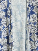 LCW Vision Mavi Çiçekli Oversize Kadın Kimono thumbnail 3