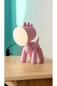 Forever Figürlü Masa Lambası Şarjlı Pembe thumbnail 1
