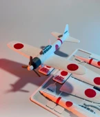 Riti Design - Zero - A6M Zero Savaş Uçağı 3D Model Kit Kartı Maketi thumbnail 2