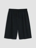 LC WAIKIKI Siyah Regular Fit Erkek Şort thumbnail 1