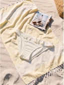 LCW DREAM Ekru Kadın Düz Bikini Alt thumbnail 1