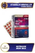 Nutraxin Iron Max 17 mg 30 Tablet thumbnail 1
