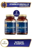 Nutraxin B Complex Vitamin 60 Kapsül 2 Adet thumbnail 1