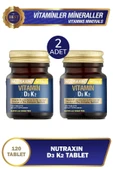Nutraxin Vitamin D3K2 1000 IU 120 Tablet 2 Adet thumbnail 1