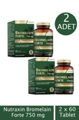 Nutraxin Bromelain Forte 60 Tablet 2 ADET thumbnail 1