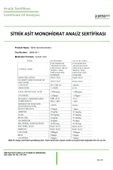 kimyasitesi Sitrik Asit Monohidrat 1000gr thumbnail 3