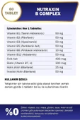 Nutraxin B Complex Vitamin 60 Kapsül thumbnail 3