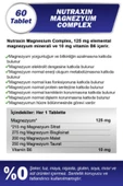 Nutraxin Magnesium Complex Vitamin B6 60 Tablet 2 ADET thumbnail 4