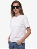 Pamuklu Slim Fit Kısa Kollu Bisiklet Yaka Basic Tişört thumbnail 3