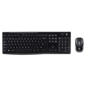 Logitech MK270 Kablosuz Klavye Set Mm Q Tr Siyah thumbnail 1