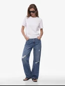Pamuklu Slim Fit Kısa Kollu Bisiklet Yaka Basic Tişört thumbnail 1
