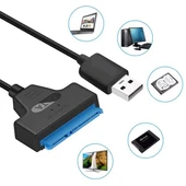 PowerMaster PM-6507 SSD HDD Sata Data TO USB3.0 2.5" Harddisk Kablo thumbnail 1