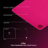 SteelSeries QcK Heavy Large Gaming Mousepad - Magenta thumbnail 5