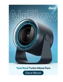 Daxi Airflow AF02 Şarjlı Masaüstü Vantilatör thumbnail 2