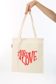 Baghashtag More Love Baskılı Bez Çanta thumbnail 2