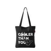 Baghashtag Siyah Bez Çanta Cooler Than You Baskılı thumbnail 1