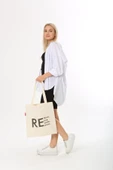 Baghashtag Reduce Reuse Recycle Repat Baskılı Bez Çanta thumbnail 2