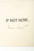 Baghashtag If Not Now Baskılı Ham Bez Çanta thumbnail 2