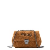 Baghashtag Kahverengi Mini Peluş Çanta thumbnail 1