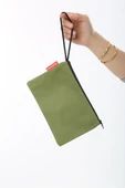Baghashtag Yeşil Clutch Bez Çanta thumbnail 2
