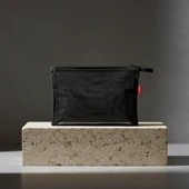 Baghashtag Siyah File Clutch Çanta thumbnail 5