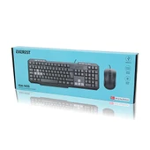 Usb Kablolu Klavye - Mouse Set Q Klavye 1200DPI Mouse KM-1435 thumbnail 1