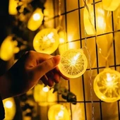 2m 10 Led Pilli Limon Işık thumbnail 3