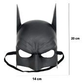 Siyah Çocuk Batman Maskesi Lastikli thumbnail 3