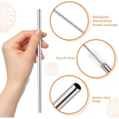 3 Parça Paslanmaz Çelik Pipet Seti thumbnail 3