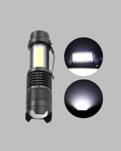 Suya Dayanıklı 4 Modlu Mini LED El Feneri thumbnail 5