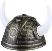 Viking Başlığı Asteriks Başlığı Altın Renk thumbnail 2