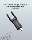 USB WiFi Adaptör – 1200 Mbps Hız thumbnail 2