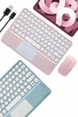 Profesyonel Wifi Q Klavye Bluetooth Klavye Touchpad 10.8 Inç thumbnail 3