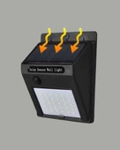 Sensörlü 20 LED Solar Duvar Lambası 3 Metre Algılama Mesafesi thumbnail 5