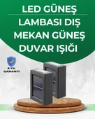 Şeffaf Abajurlu Duvar Tipi Solar Işık thumbnail 2