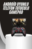 Kablosuz Oyun Kolu Bluetooth Joystick Gamepad Android Uyumlu thumbnail 1