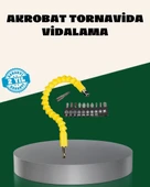 12 Parça Akrobat Bits Seti Çok Amaçlı Vidalama Dayanıklı Çelik thumbnail 2