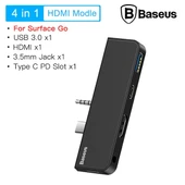 Baseus Multifunctional HUB Surface Go(Type-C+Audio to HD4K+USB3.0+Type-C(data)+Audiok-1852 thumbnail 3