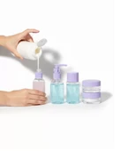 5 Parça Şeffaf Seyahat Kozmetik Seti 30 ml thumbnail 5