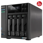 ASUSTOR 4diskli Celeron QC- 4GB RAM-2-2.5GbE Nas Server AS6704T v2 thumbnail 3