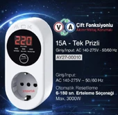 Ack Voltaj Korumalı Priz 16A AY27-00010 thumbnail 3