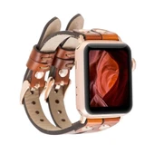 Apple Watch Uyumlu Deri Kordon Ely Double Tour RST2EF thumbnail 1