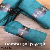 Soft İpek Bambu Pamuk Şal (p. yeşil) 902-123 thumbnail 1