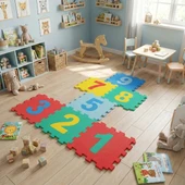 9 Parça Sayılar Puzzle Yer Matı thumbnail 1